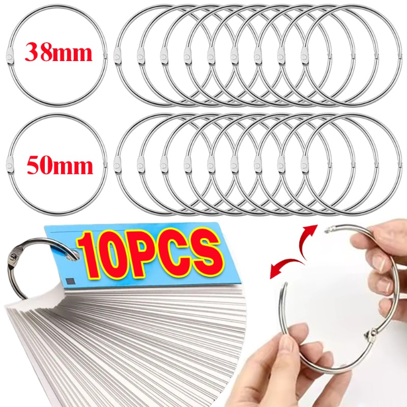 Photography Paper - 1-10 Buah Cincin Logam Pengikat Buku