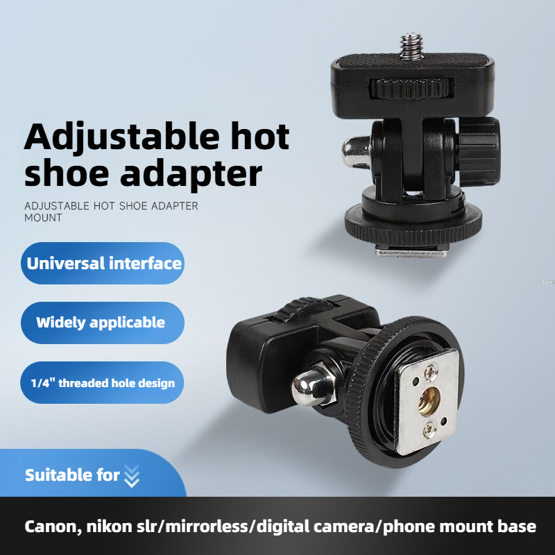 Hot Shoe Adapter - Adaptor Dudukan Hot Shoe Universal 1/4