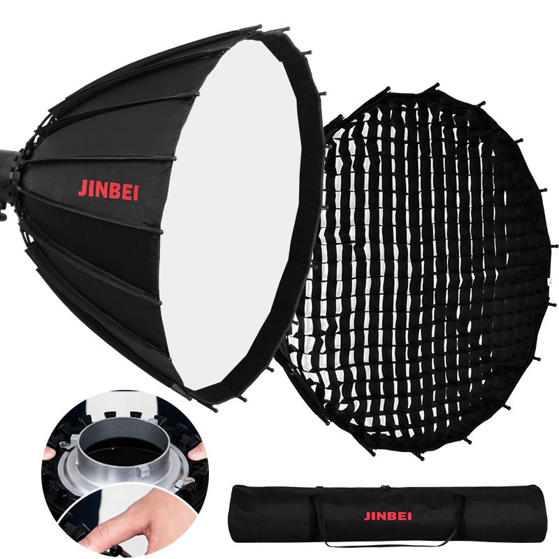 Photography Umbrella Diffuser - JINBEI Soft Box Parabola Reflektif 120cm