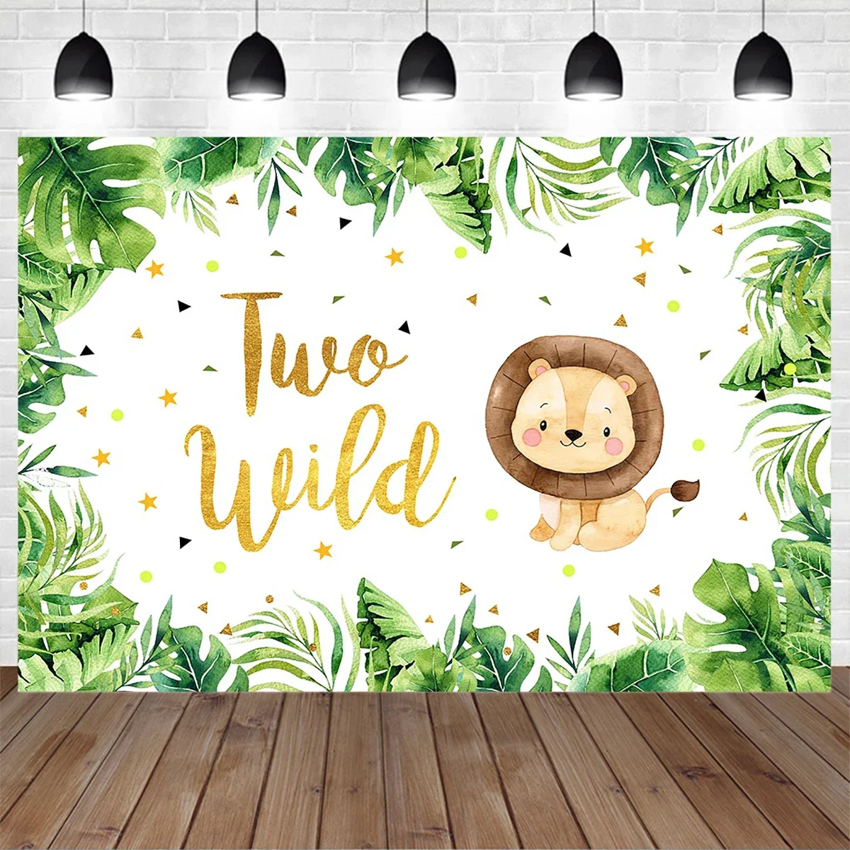 Photography Zone - Mocsicka Jungle Baby Shower Lion Latar