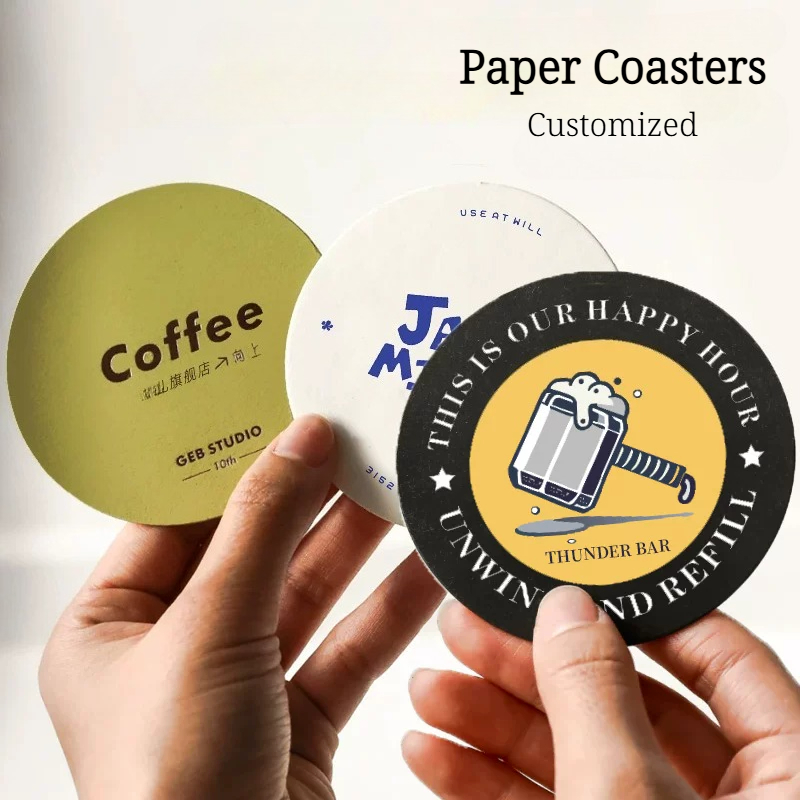200PCS Coaster Kertas Kustom D - Photography Paper ulasan dan harga