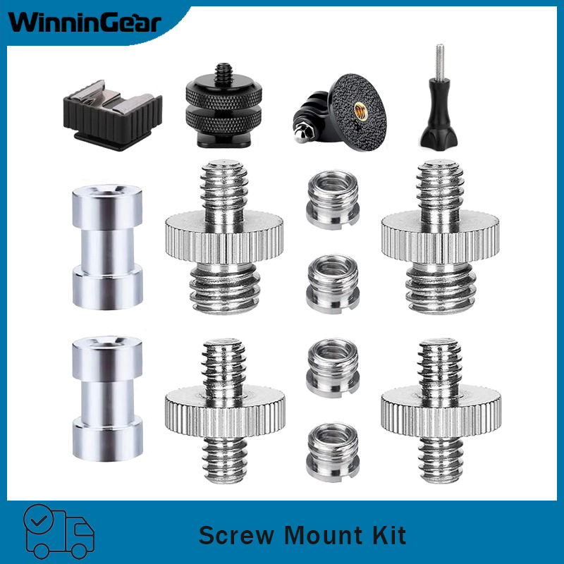 10/14 Buah Set Adaptor Sekrup  - Hot Shoe Adapter ulasan dan harga