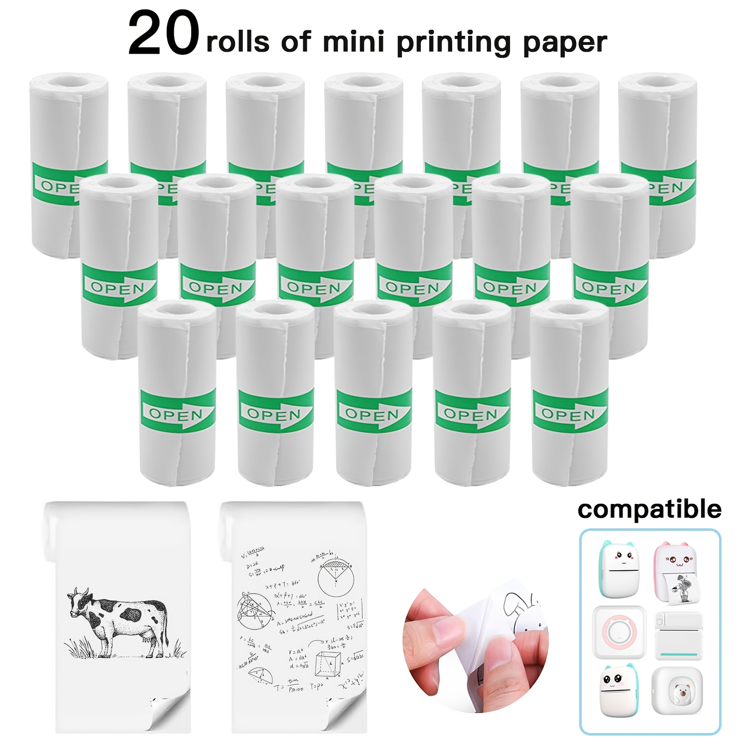 20 Gulungan Kertas Stiker Term - Photography Paper ulasan dan harga