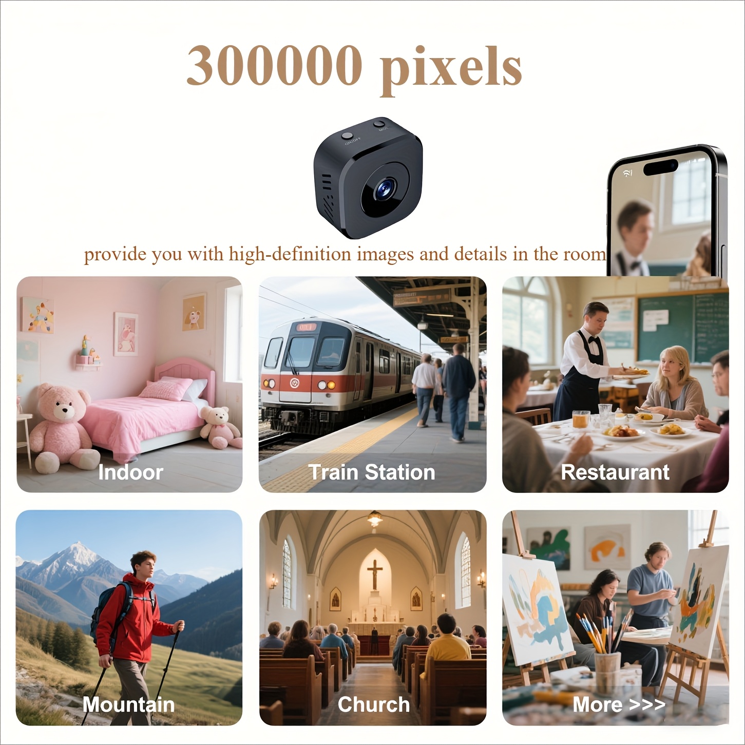 Kamera WiFi Mini HD 1080P Peng - Photography Unit ulasan dan harga