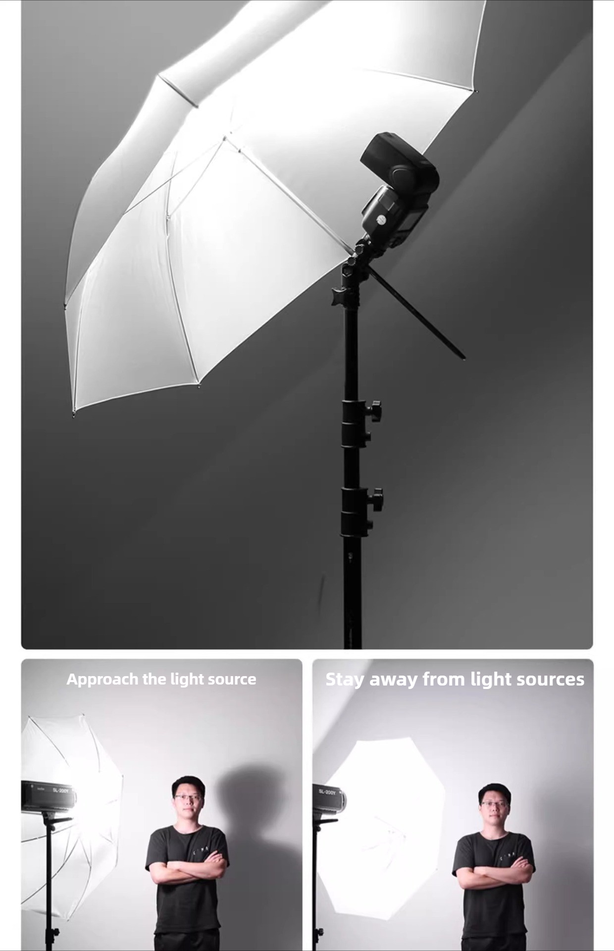 Payung Reflektor Cahaya Fotogr - Photography Umbrella Diffuser ulasan dan harga