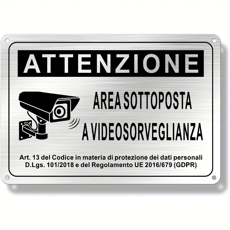 Tanda Keamanan Italia 20X30cm  - Photography Unit ulasan dan harga