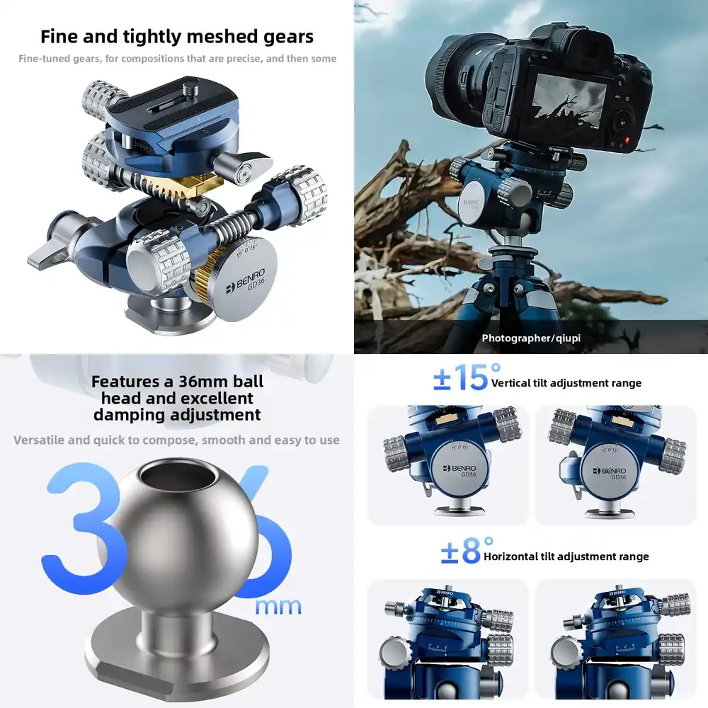 BENRO GD36PT Aluminium 3-Way G - Photography Architecture ulasan dan harga